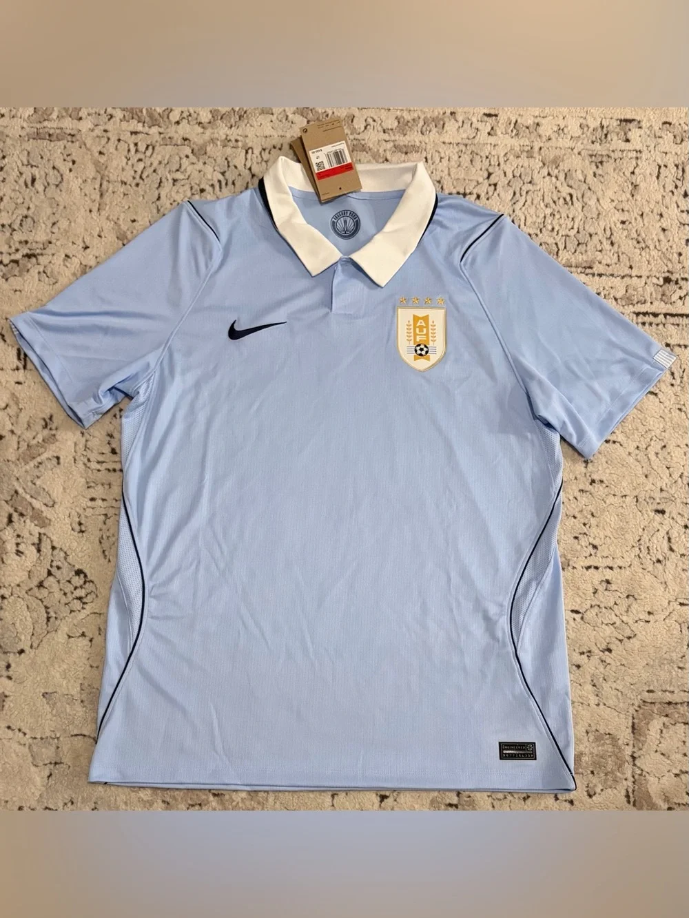 Nike Authentic Uruguay National Team 2026 Soccer IO4680-425 Jersey Men’s Sz: L
